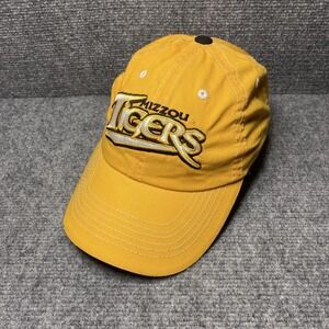 Missouri Tigers Hat Cap Strap Back Mens Gold Black NCAA Football College Mizzou